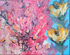 Lukisan Bunga  Jual Lukisan Bali Jual Lukisan Online 